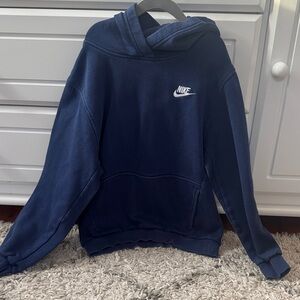 Nike Navy Blue Pullover Hoodie